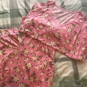 Draper James Hillary Pajamas - Magnolia Print (Pink)